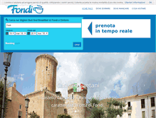 Tablet Screenshot of bedandbreakfastfondi.it